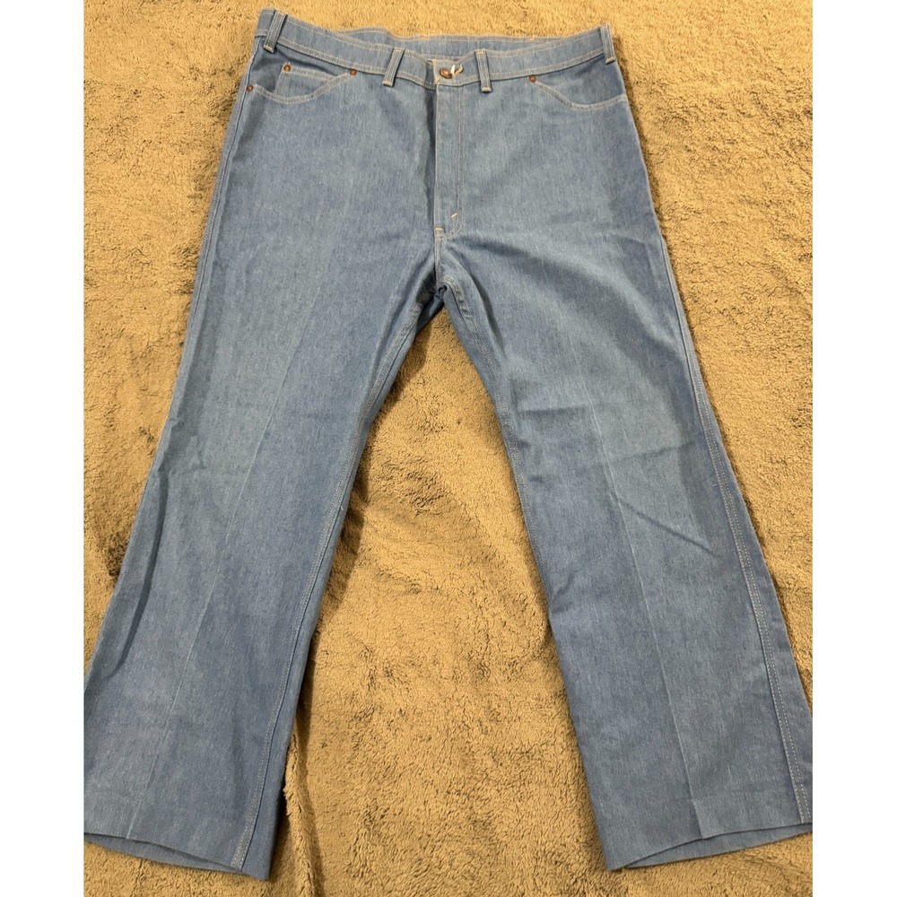 Levis Jeans Mens 38x30 Light Wash Straight Leg Wide Orange Tab Vintage
